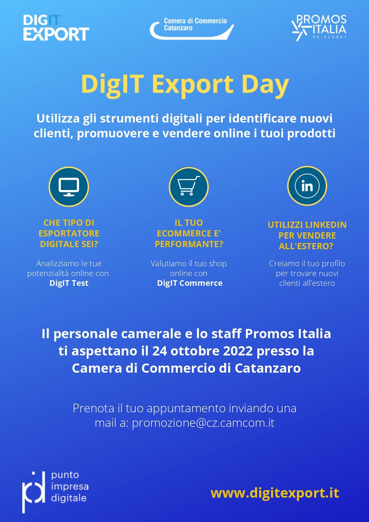 "DigIT Export Day", una giornata dedicata alle imprese interessate all’export